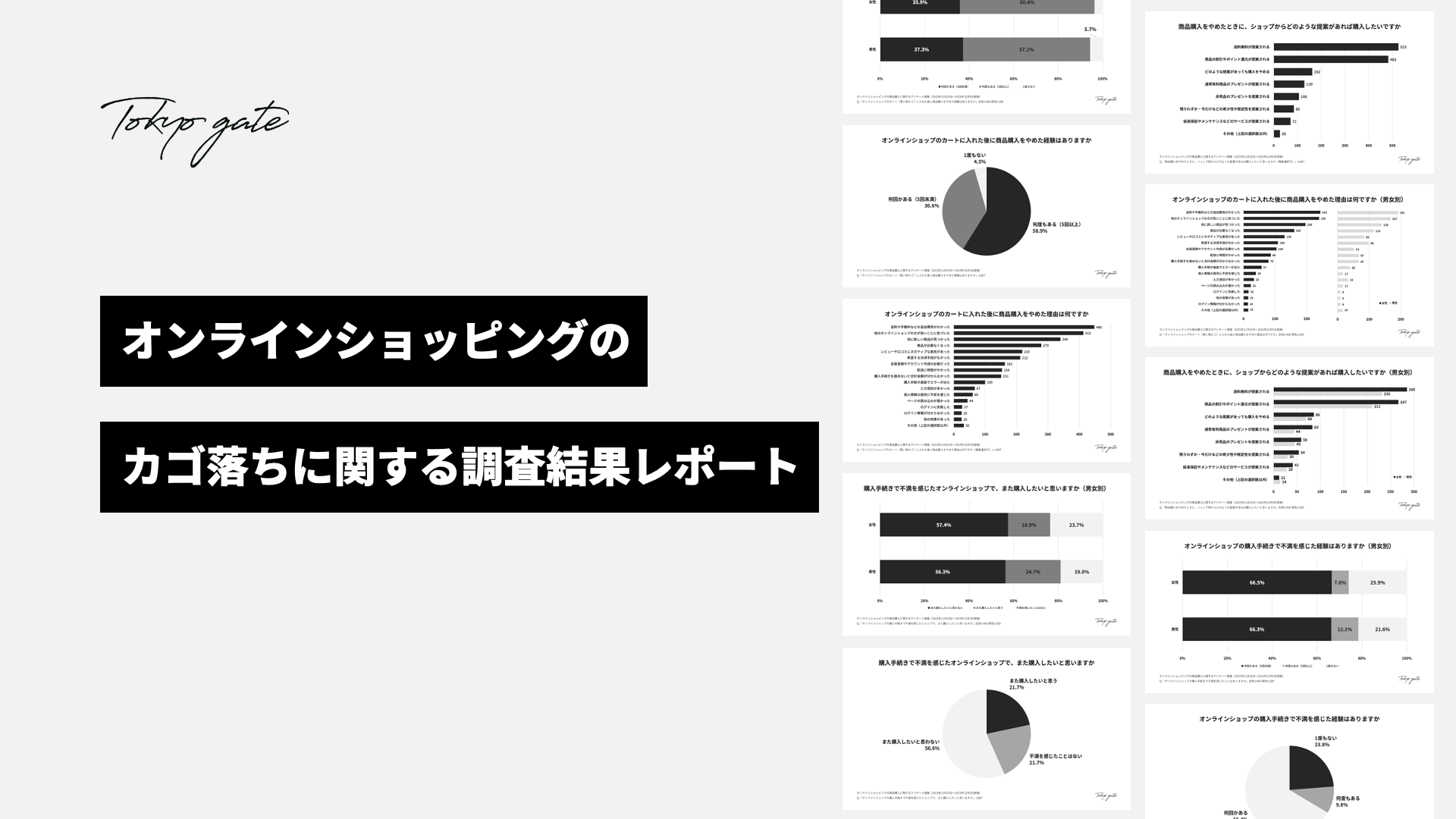 ECのカゴ落ちに関する調査レポート