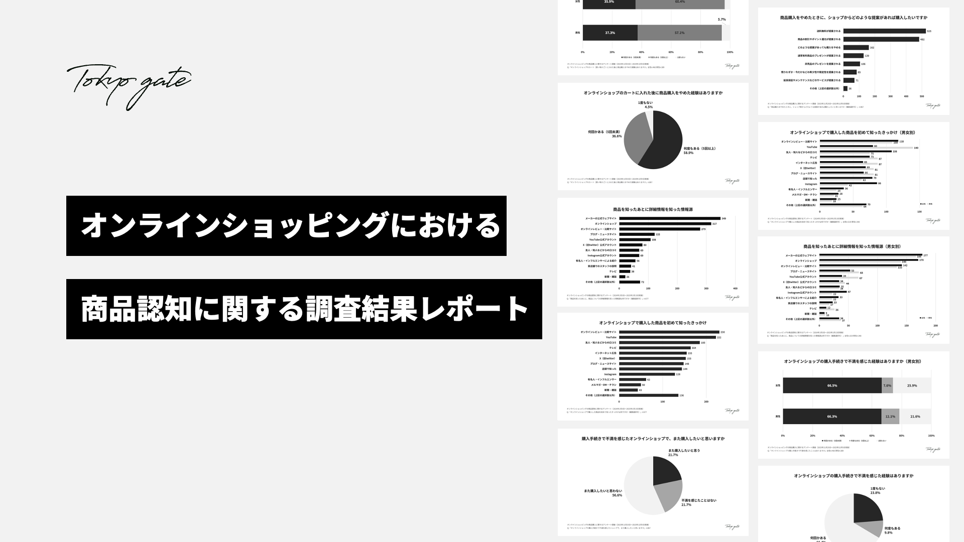 ECの商品認知に関する調査レポート